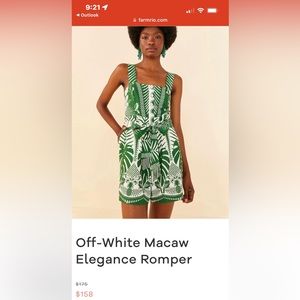 Farm Rio romper new with tags